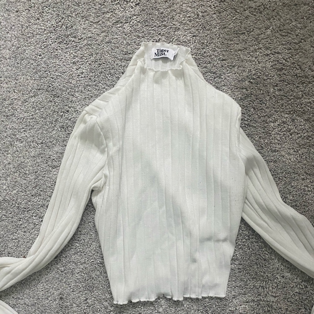 Tiger mist white long sleeve